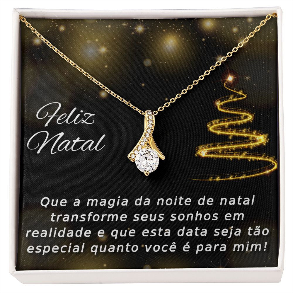 Presente Natal - Colares Banhado Ouro 18k