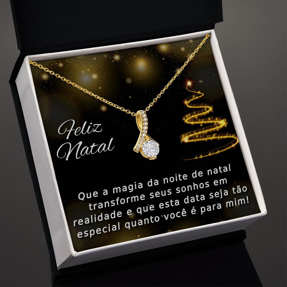 Presente Natal - Colares Banhado Ouro 18k