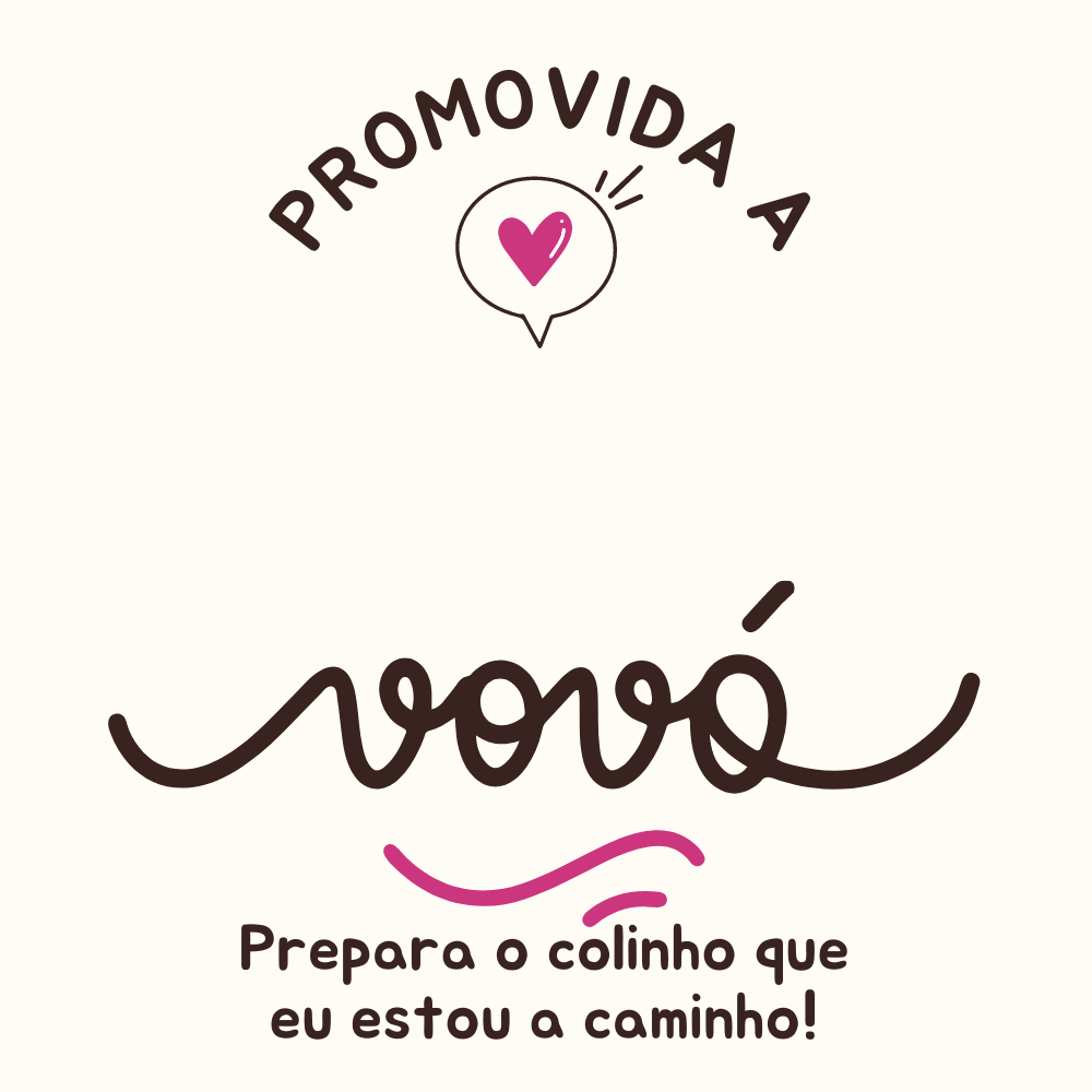 Presente Promovida a Vó - Colar Feminino Ouro Banhado 18k