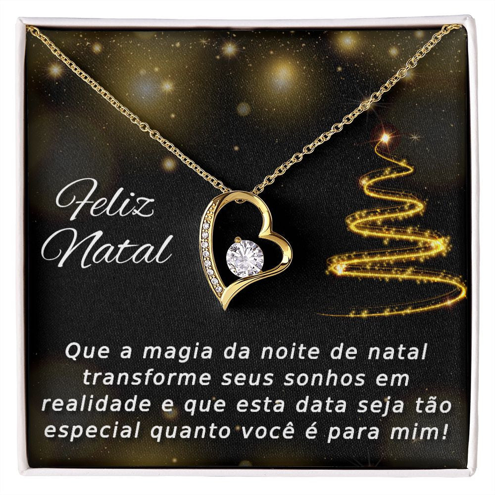 Presente Natal - Colares Banhado Ouro 18k