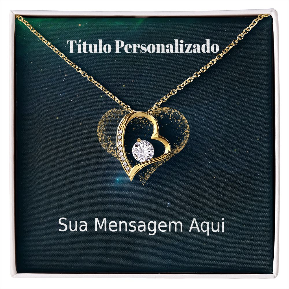 Presente Personalizado - Colar Feminino Ouro 18k