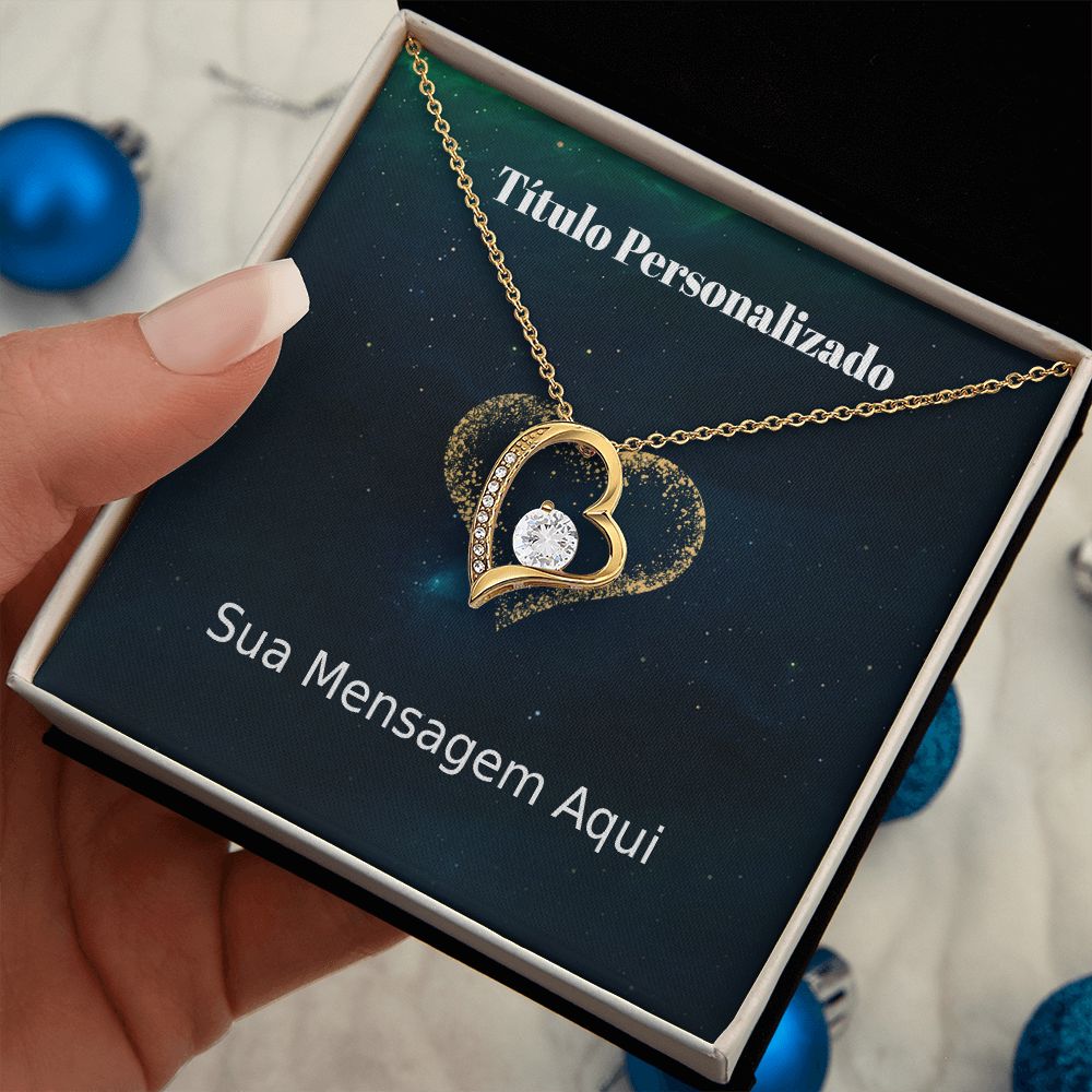 Presente Personalizado - Colar Feminino Ouro 18k