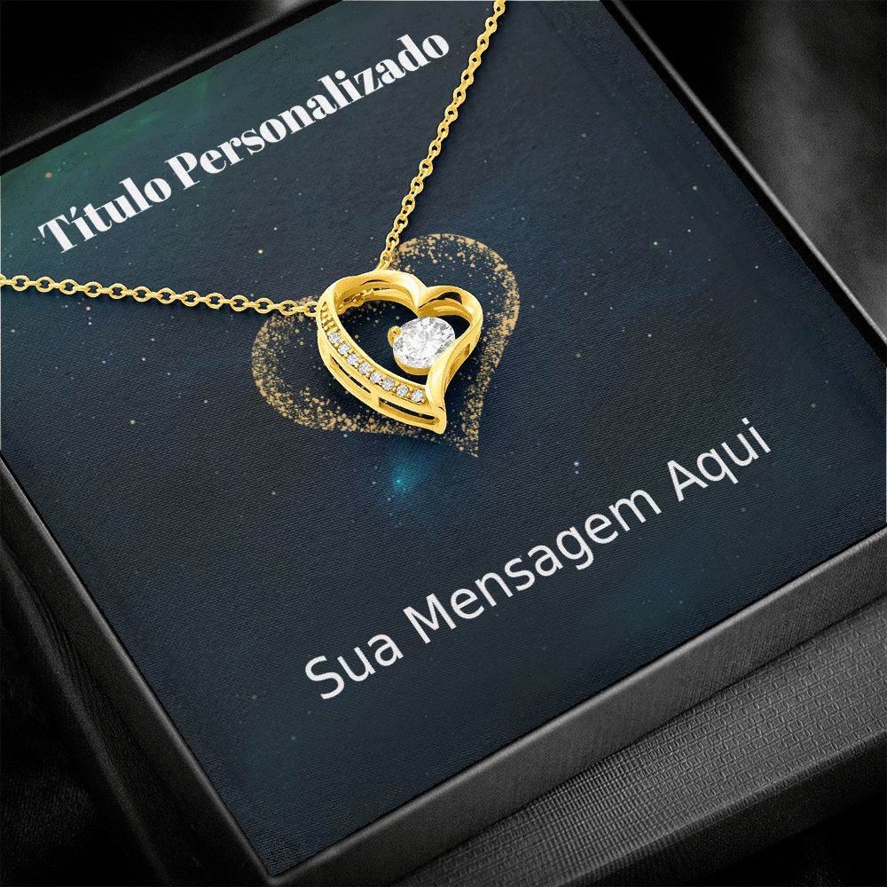 Presente Personalizado - Colar Feminino Ouro 18k