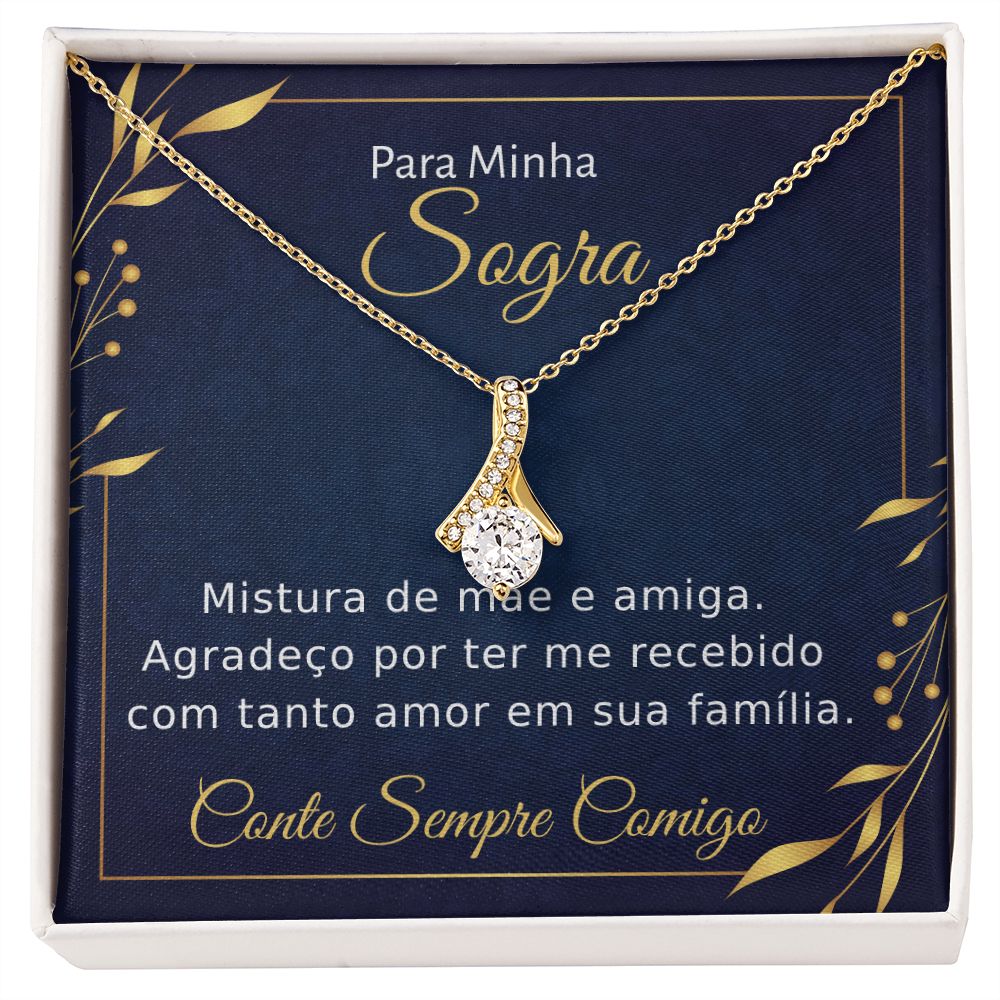 Presente Sogra - Colares Banhado Ouro 18k